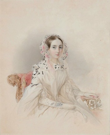 38 портрет принцессы Терезии Ольденбургской, урождённой Нассау (1815