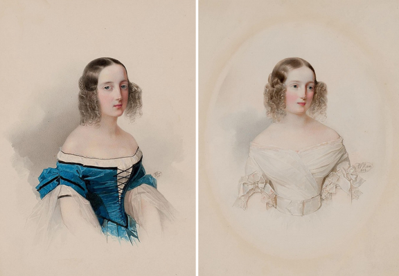 ВК Мария Николаевна и Ольга Николаевна, 1838  год