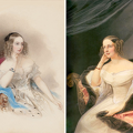 Портрет Великой княгини Елены Павловны 1840 и 1837  (1806-1873)