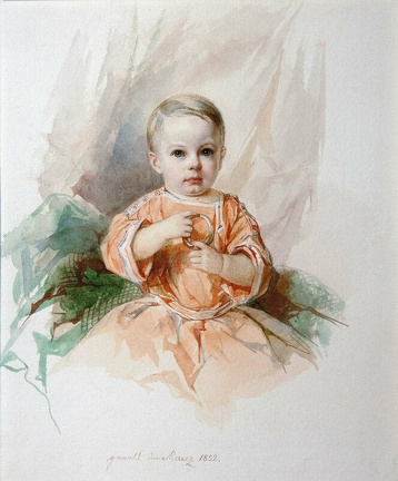 Портрет Геральда Гау, сына художника в детстве